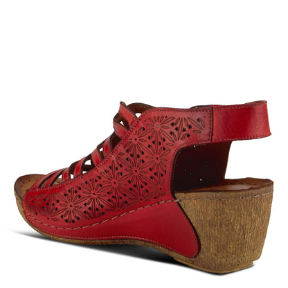 Spring Step ShoeS Inocencia Sandals Women’s Leather Wedge Sandals by Spring Step Shoes – Don't Panic Shoes