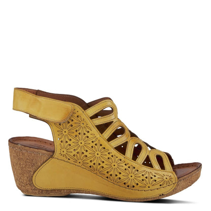 Spring Step ShoeS Inocencia Sandals Women’s Leather Wedge Sandals by Spring Step Shoes – Don't Panic Shoes