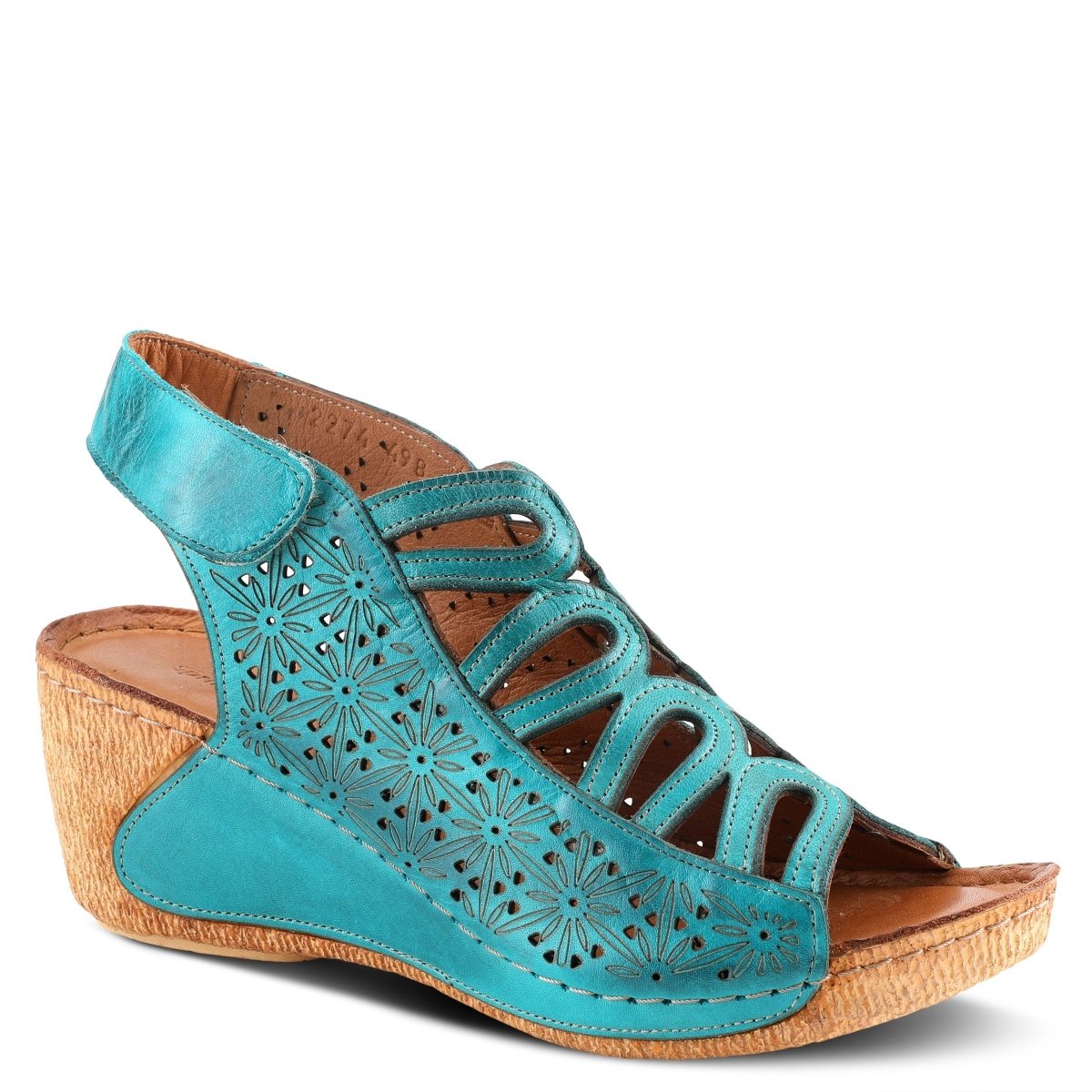 Spring Step ShoeS Inocencia Sandals Women’s Leather Wedge Sandals by Spring Step Shoes – Don't Panic Shoes