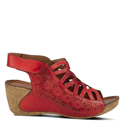 Spring Step ShoeS Inocencia Sandals Women’s Leather Wedge Sandals by Spring Step Shoes – Don't Panic Shoes