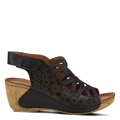 Spring Step ShoeS Inocencia Sandals Women’s Leather Wedge Sandals by Spring Step Shoes – Don't Panic Shoes