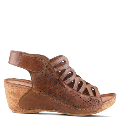 Spring Step ShoeS Inocencia Sandals Women’s Leather Wedge Sandals by Spring Step Shoes – Don't Panic Shoes