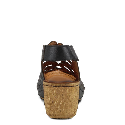 Spring Step ShoeS Inocencia Sandals Women’s Leather Wedge Sandals by Spring Step Shoes – Don't Panic Shoes