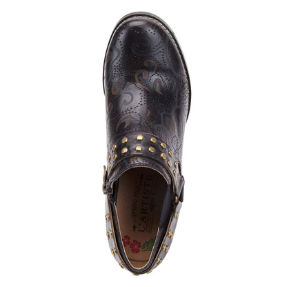 Spring Step Shoes Kacielou Women's Hand Painted Leather Zip Up Shoes Shoes by Spring Step Shoes – Don't Panic Shoes