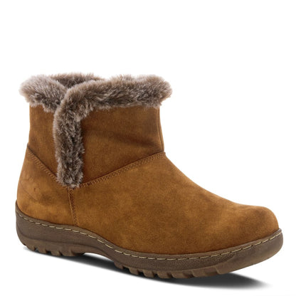 Spring Step Shoes Kiya Women's Comfy Fur Suede Boots Shoes by Spring Step Shoes – Don't Panic Shoes