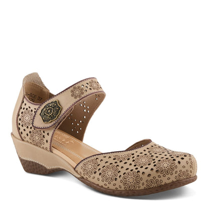 Spring Step ShoeS L'artiste Americana Women’s Leather Wedge Sandals 2" Heel Mary Jane Shoe by Spring Step Shoes – Don't Panic Shoes