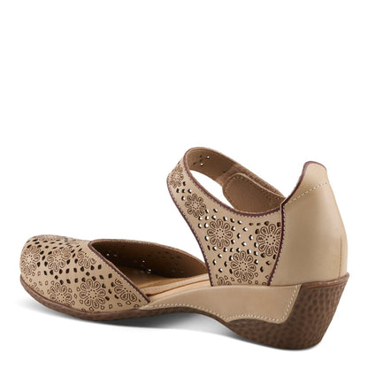 Spring Step ShoeS L'artiste Americana Women’s Leather Wedge Sandals 2" Heel Mary Jane Shoe by Spring Step Shoes – Don't Panic Shoes