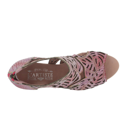 Spring Step ShoeS L'artiste Amora Sandal Women’s Hand Painted Leather Sandals by Spring Step Shoes – Don't Panic Shoes