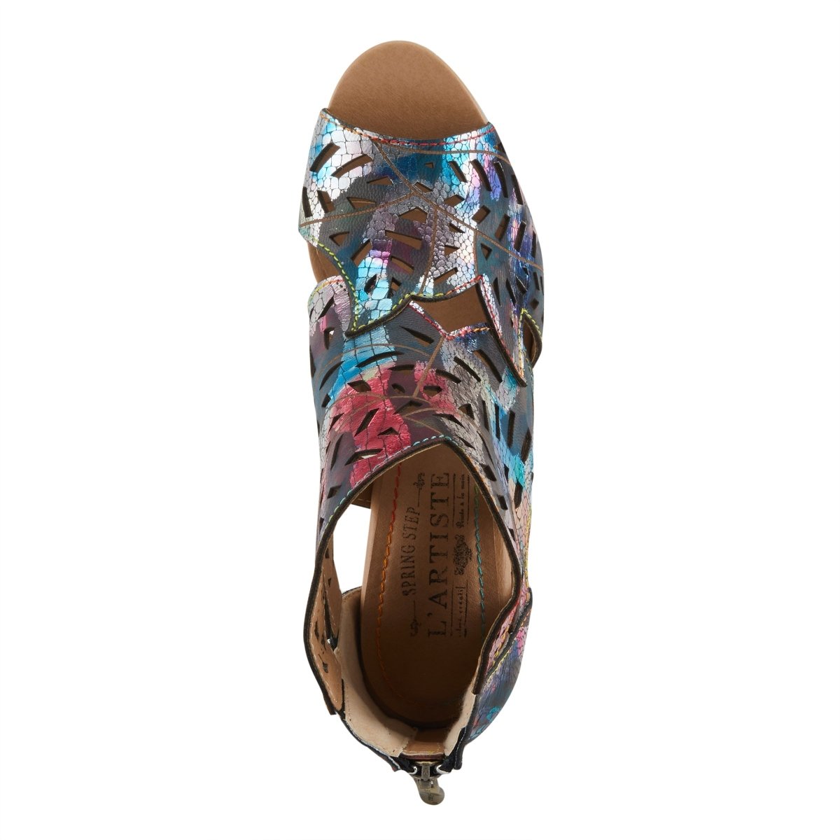 Spring Step ShoeS L'artiste Amora Sandal Women’s Hand Painted Leather Sandals by Spring Step Shoes – Don't Panic Shoes