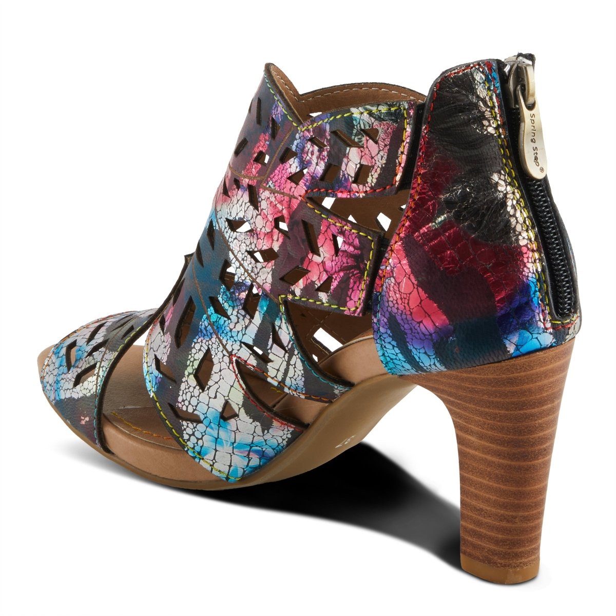 Spring Step ShoeS L'artiste Amora Sandal Women’s Hand Painted Leather Sandals by Spring Step Shoes – Don't Panic Shoes