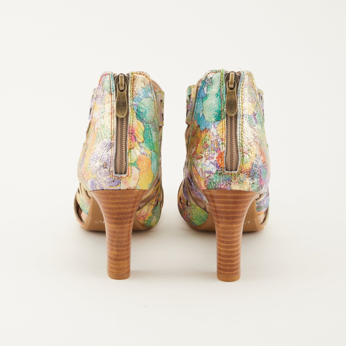 Spring Step ShoeS L'artiste Amora Sandal Women’s Hand Painted Leather Sandals by Spring Step Shoes – Don't Panic Shoes