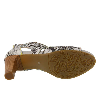 Spring Step ShoeS L'artiste Amora Sandal Women’s Hand Painted Leather Sandals by Spring Step Shoes – Don't Panic Shoes