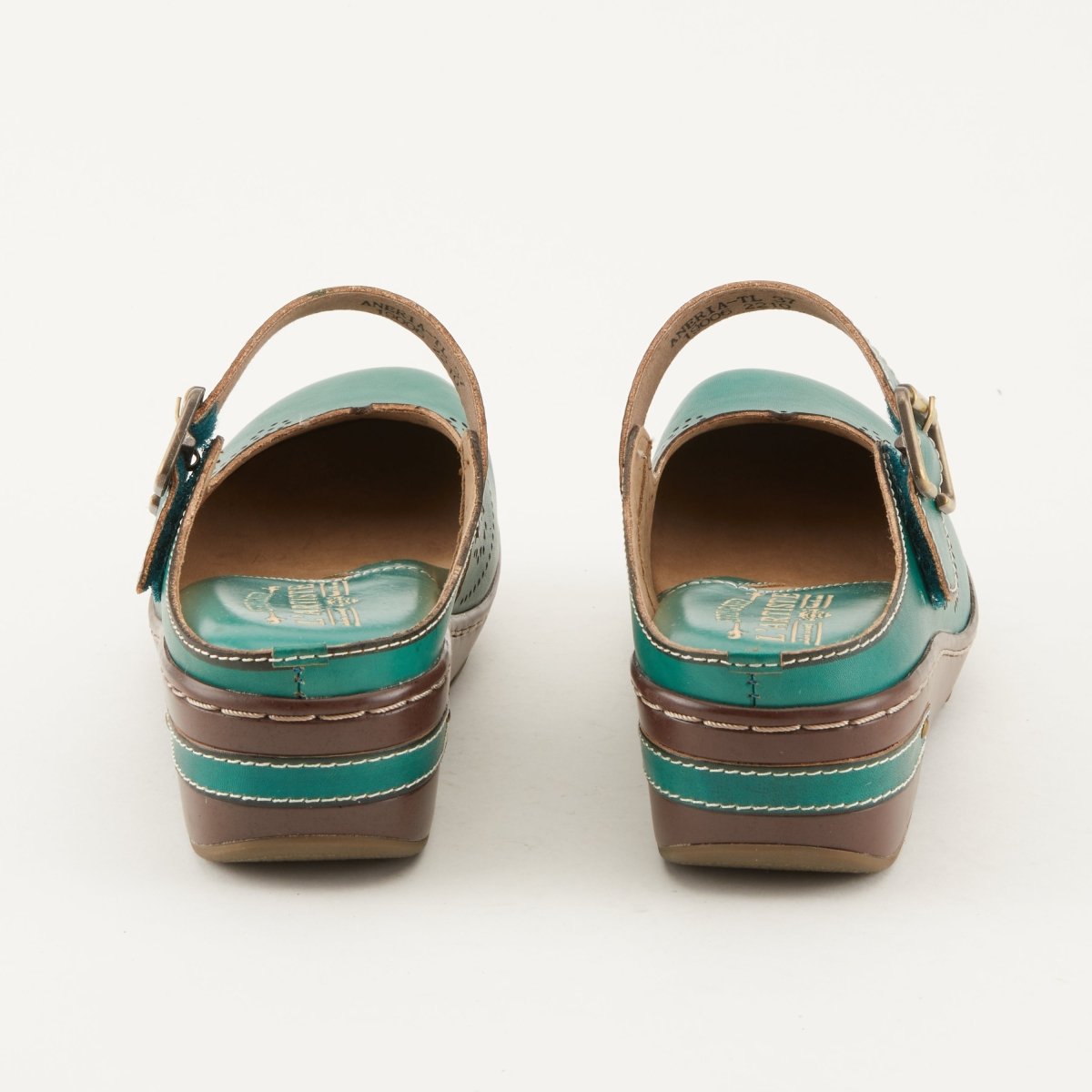 Spring Step ShoeS L'artiste Aneria Women’s Hand Painted Leather Clogs Clogs by Spring Step Shoes – Don't Panic Shoes