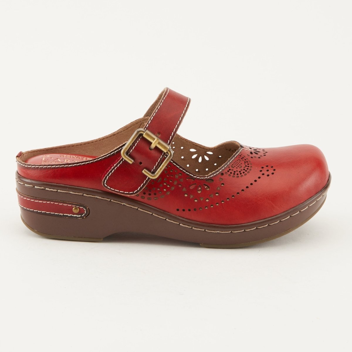 Spring Step ShoeS L'artiste Aneria Women’s Hand Painted Leather Clogs Clogs by Spring Step Shoes – Don't Panic Shoes