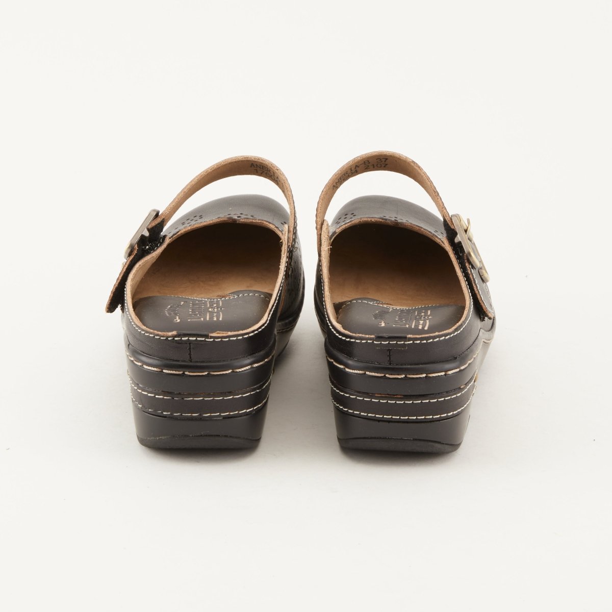 Spring Step ShoeS L'artiste Aneria Women’s Hand Painted Leather Clogs Clogs by Spring Step Shoes – Don't Panic Shoes