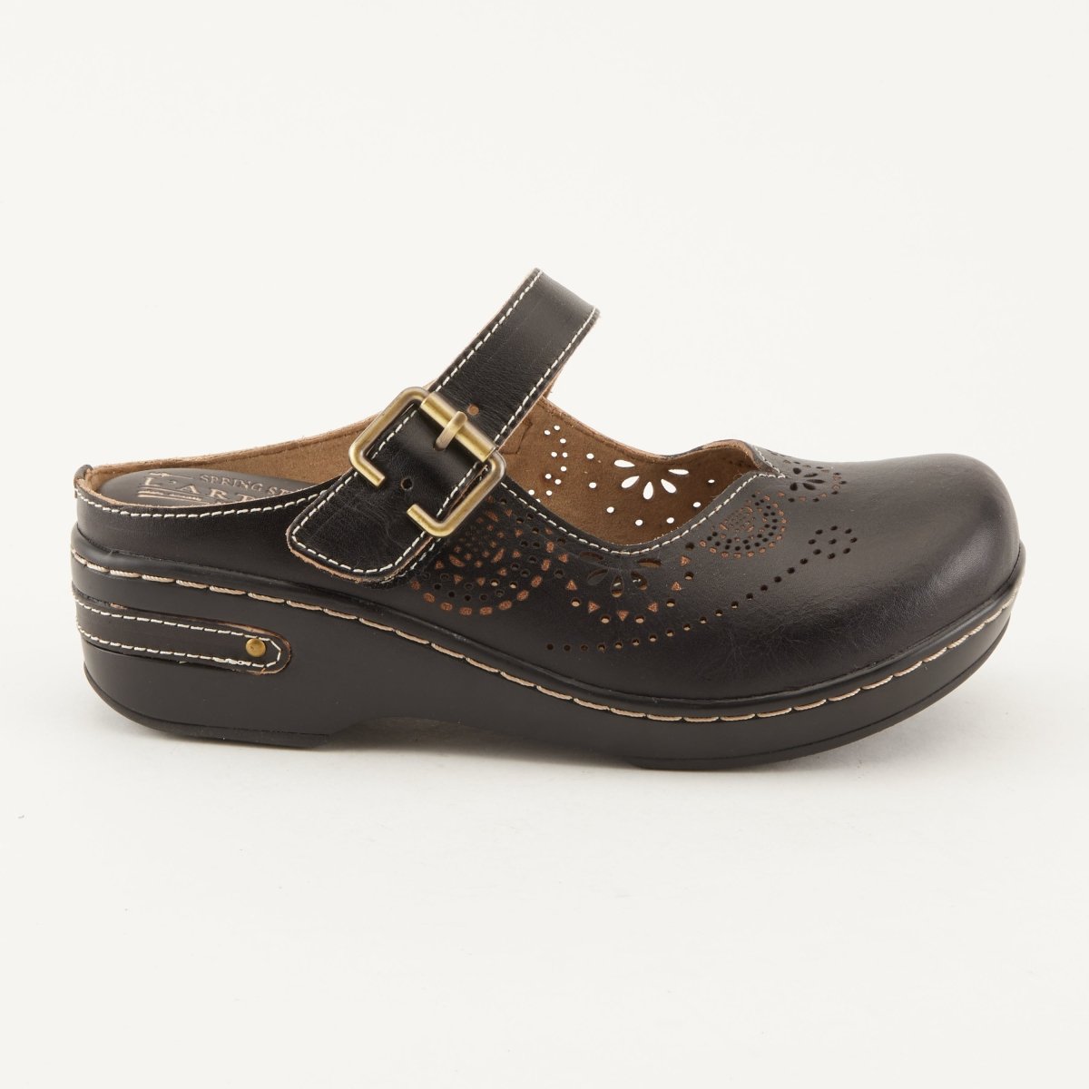 Spring Step ShoeS L'artiste Aneria Women’s Hand Painted Leather Clogs Clogs by Spring Step Shoes – Don't Panic Shoes