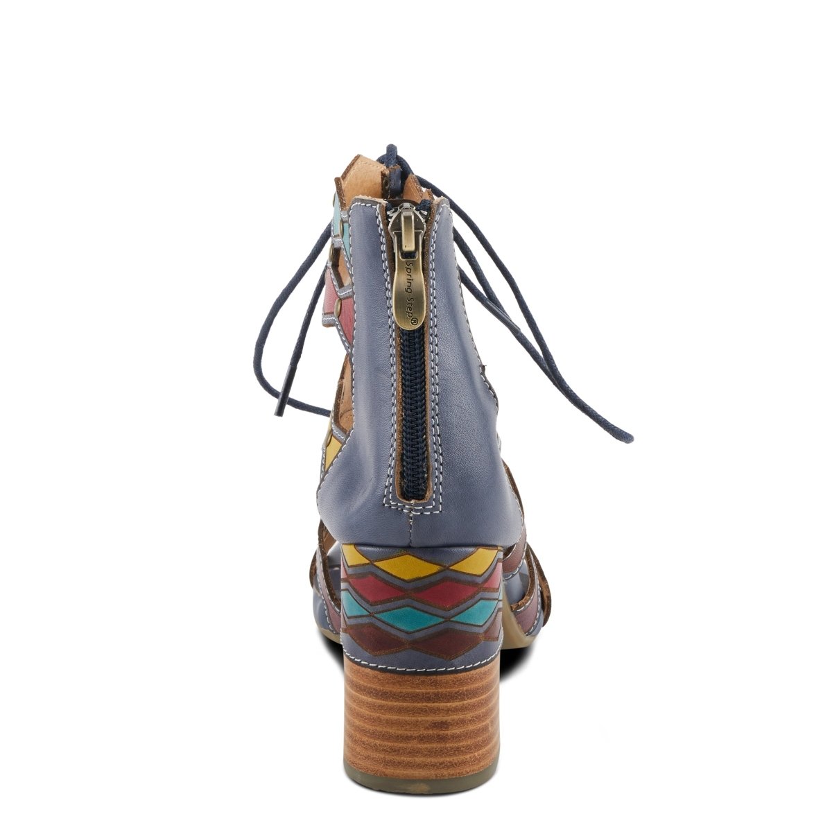 Spring Step Shoes L'artiste Artdeco Sandals Women's Multicolor Leather Gladiator Sandals by Spring Step Shoes – Don't Panic Shoes