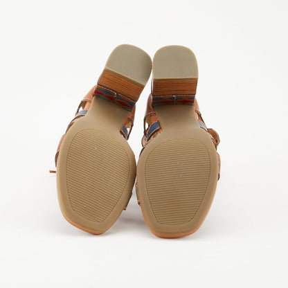 Spring Step Shoes L'artiste Artdeco Sandals Women's Multicolor Leather Gladiator Sandals by Spring Step Shoes – Don't Panic Shoes