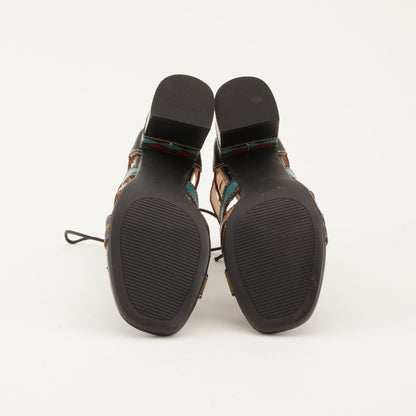 Spring Step Shoes L'artiste Artdeco Sandals Women's Multicolor Leather Gladiator Sandals by Spring Step Shoes – Don't Panic Shoes