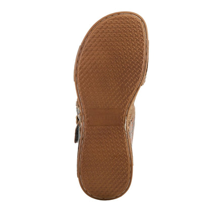 Spring Step ShoeS L'artiste Astra Slide Sandal Women’s Hand Painted Leather Sandals by Spring Step Shoes – Don't Panic Shoes