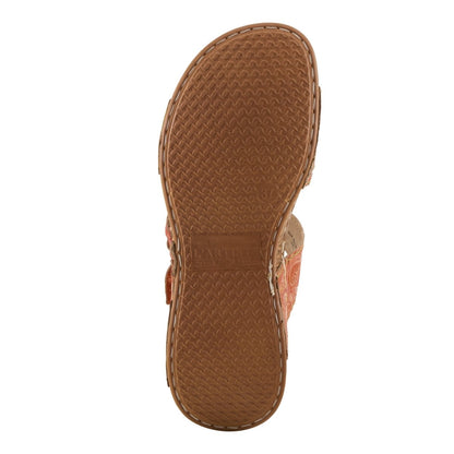 Spring Step ShoeS L'artiste Astra Slide Sandal Women’s Hand Painted Leather Sandals by Spring Step Shoes – Don't Panic Shoes