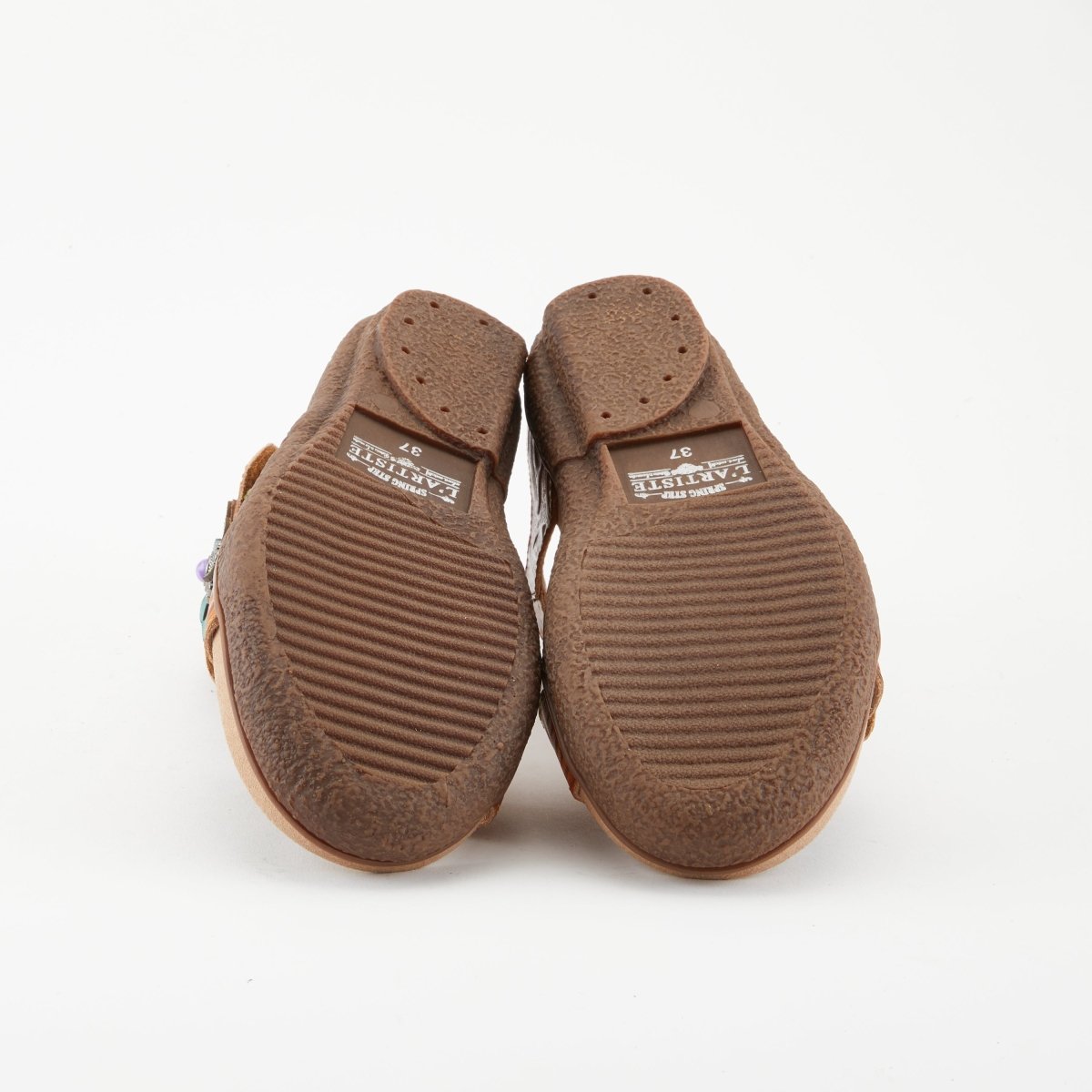 Spring Step Shoes L'artiste Aymee Slide Sandals Women's Hand Painted Leather Slide Sandals by Spring Step Shoes – Don't Panic Shoes