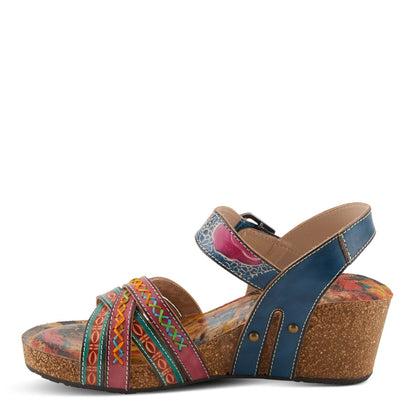 Spring Step Shoes L'artiste Bosquet Sandals Women's Leather Multicolor Slingback Casual Sandals by Spring Step Shoes – Don't Panic Shoes