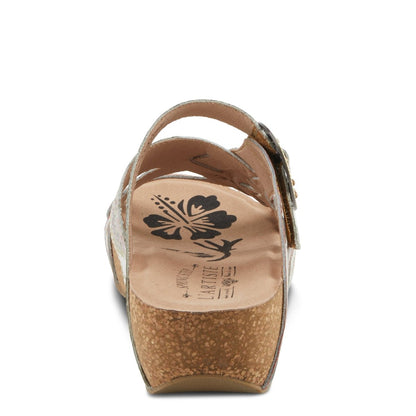 Spring Step Shoes L'artiste Brady Sandals Women's Hand Painted Leather Wedge Strappy Casual Sandals by Spring Step Shoes – Don't Panic Shoes