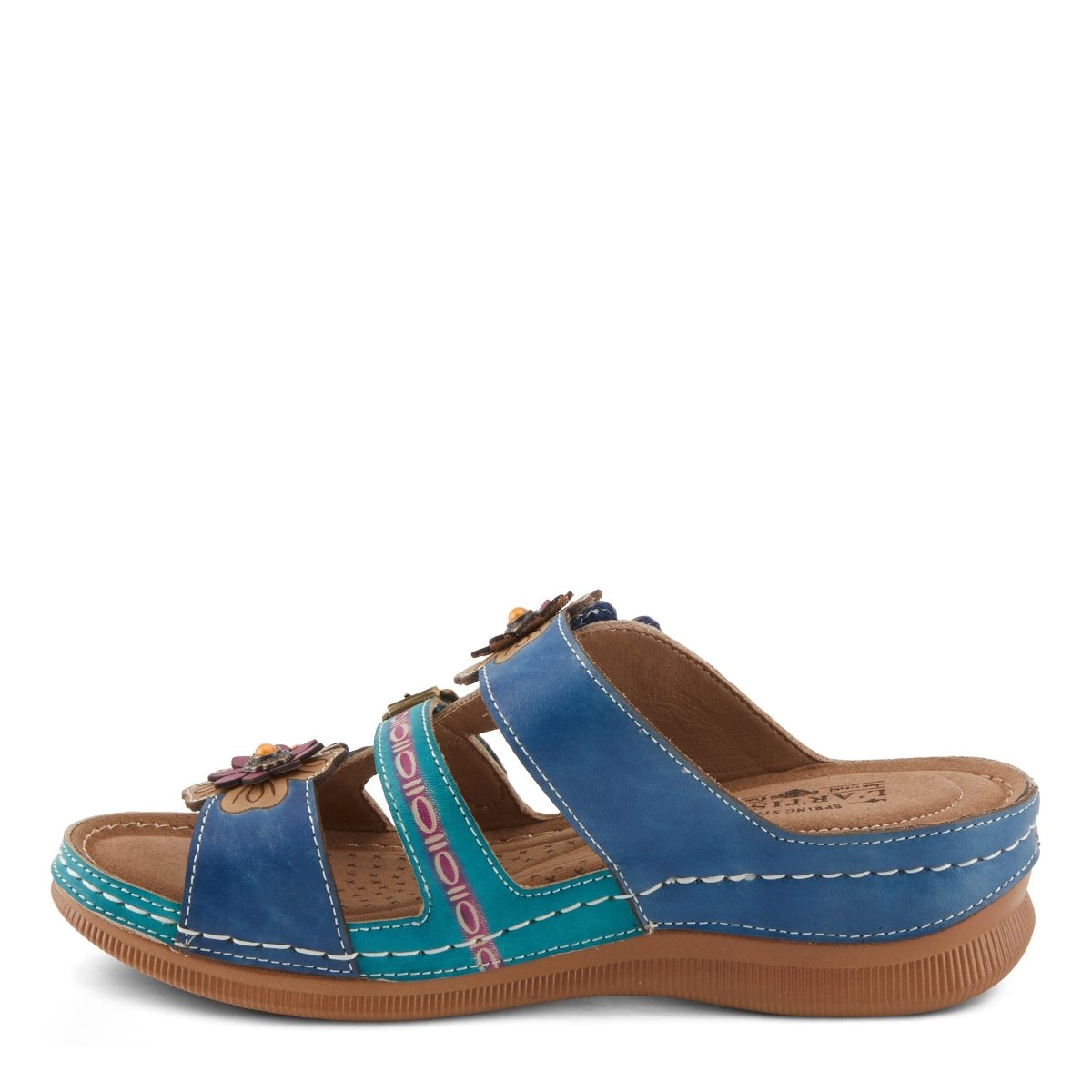 Spring Step Shoes L'artiste Brash Sandals Women's Hand Painted Leather Strappy Casual Sandals by Spring Step Shoes – Don't Panic Shoes