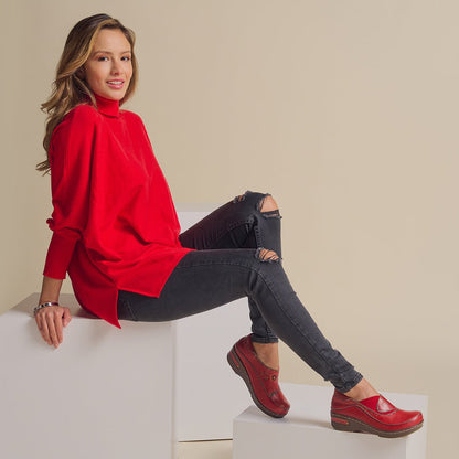 Spring Step Shoes L'artiste Burbank Women's Hand Painted Leather Clogs Slip - On Shoe by Spring Step Shoes – Don't Panic Shoes