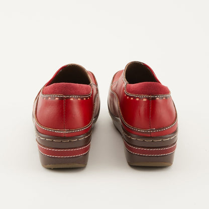 Spring Step Shoes L'artiste Burbank Women's Hand Painted Leather Clogs Slip - On Shoe by Spring Step Shoes – Don't Panic Shoes