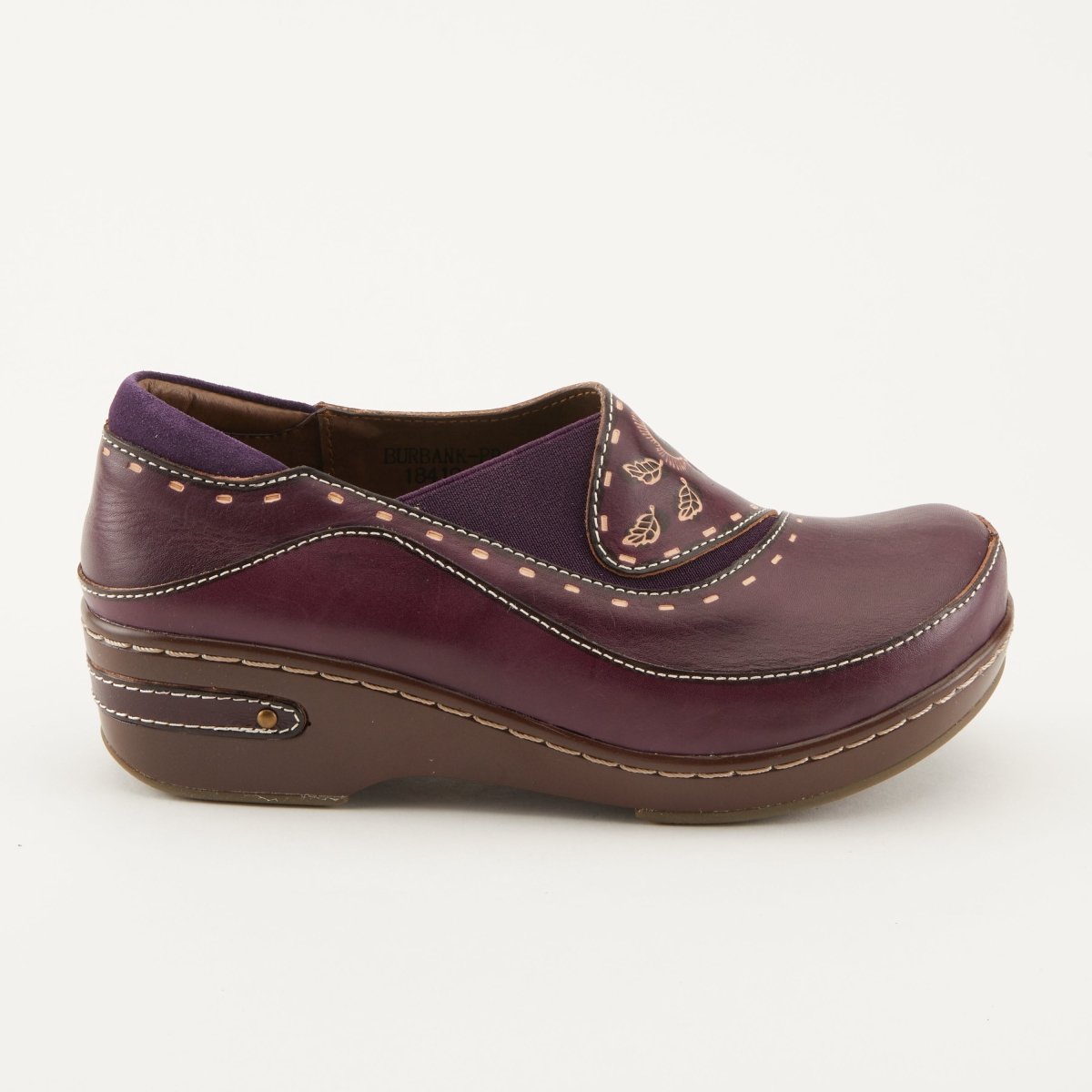 Spring Step Shoes L'artiste Burbank Women's Hand Painted Leather Clogs Slip - On Shoe by Spring Step Shoes – Don't Panic Shoes