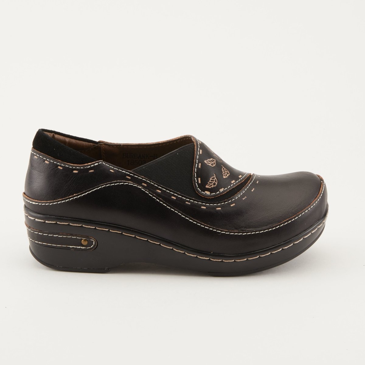 Spring Step Shoes L'artiste Burbank Women's Hand Painted Leather Clogs Slip - On Shoe by Spring Step Shoes – Don't Panic Shoes