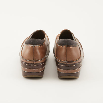 Spring Step Shoes L'artiste Burbank Women's Hand Painted Leather Clogs Slip - On Shoe by Spring Step Shoes – Don't Panic Shoes