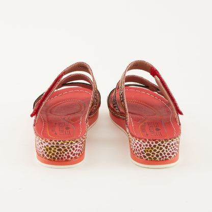 Spring Step ShoeS L'artiste Caiman Slide Sandal Women’s Hand Painted Leather Slide Sandals by Spring Step Shoes – Don't Panic Shoes