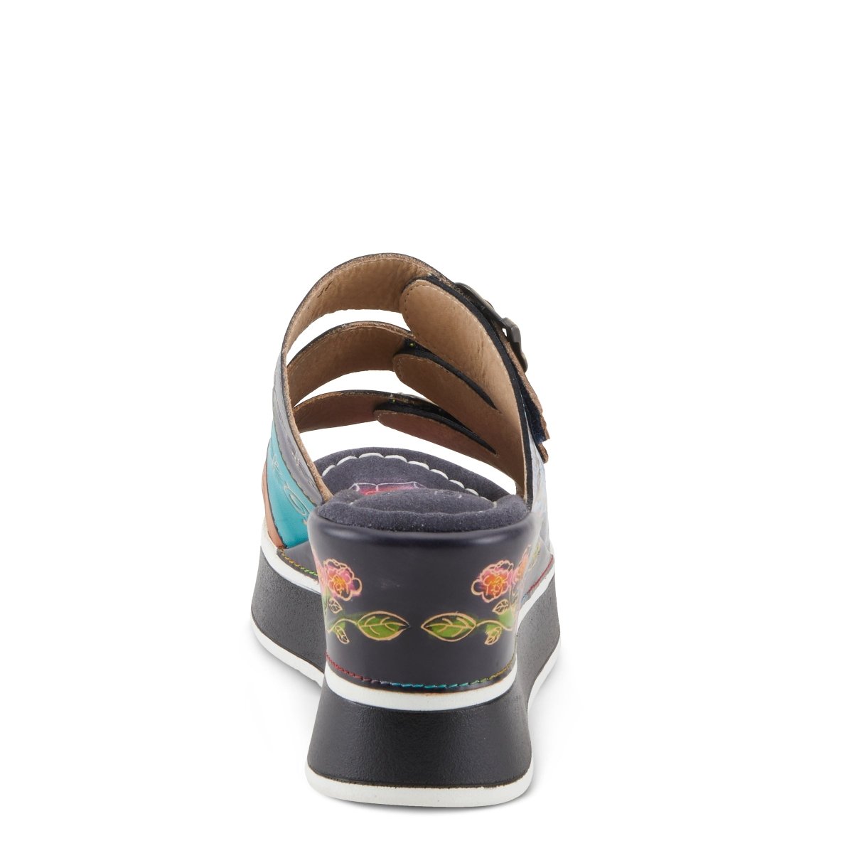 Spring Step Shoes L'artiste Caligal Women's Leather Sandals 3" Heel Height Strappy Casual Sandals by Spring Step Shoes – Don't Panic Shoes