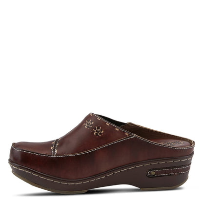 Spring Step ShoeS L'artiste Chino Clogs Women’s Hand Painted Leather Clogs by Spring Step Shoes – Don't Panic Shoes