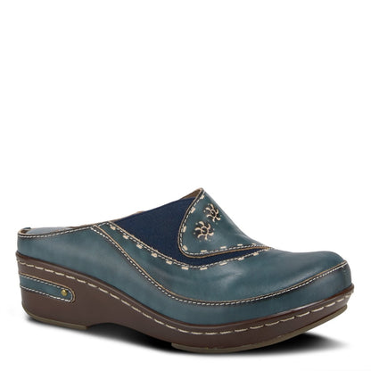 Spring Step ShoeS L'artiste Chino Clogs Women’s Hand Painted Leather Clogs by Spring Step Shoes – Don't Panic Shoes