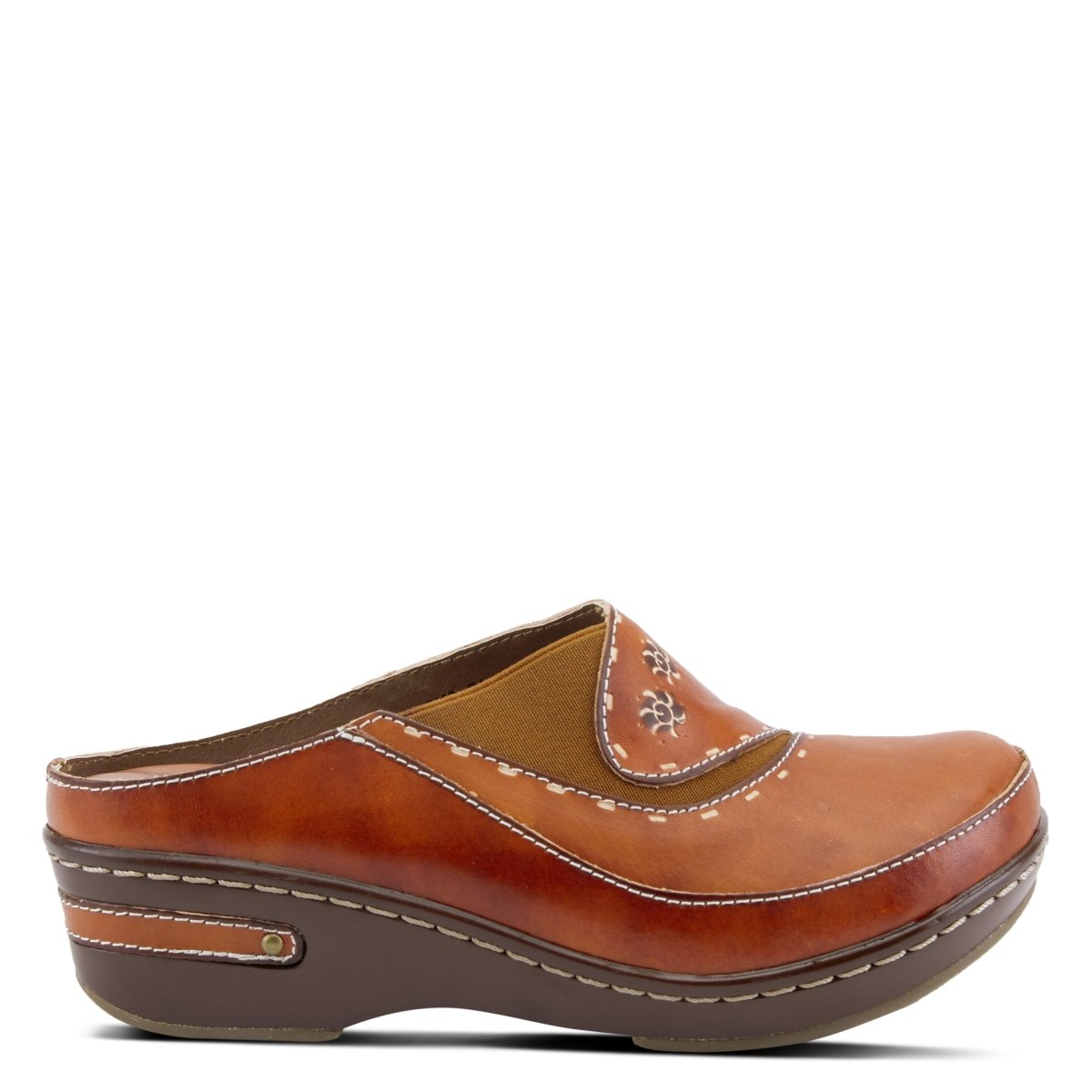 Spring Step ShoeS L'artiste Chino Clogs Women’s Hand Painted Leather Clogs by Spring Step Shoes – Don't Panic Shoes