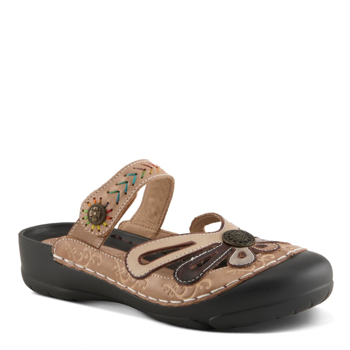 Spring Step ShoeS L'artiste Copa Clog Women’s Hand Painted Leather Clogs by Spring Step Shoes – Don't Panic Shoes