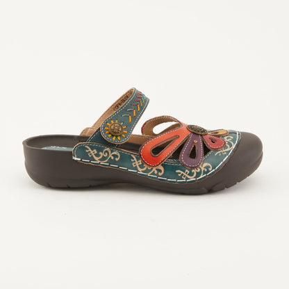 Spring Step ShoeS L'artiste Copa Clog Women’s Hand Painted Leather Clogs by Spring Step Shoes – Don't Panic Shoes