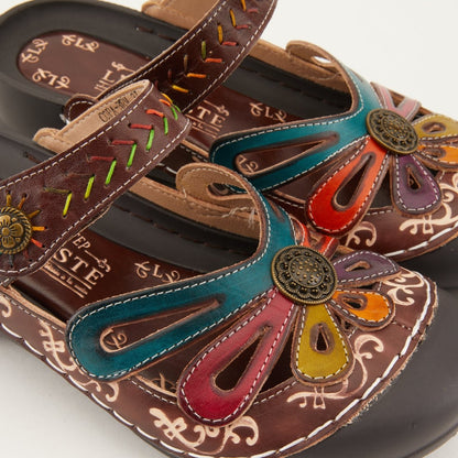 Spring Step ShoeS L'artiste Copa Clog Women’s Hand Painted Leather Clogs by Spring Step Shoes – Don't Panic Shoes