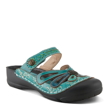 Spring Step ShoeS L'artiste Copa Clog Women’s Hand Painted Leather Clogs by Spring Step Shoes – Don't Panic Shoes