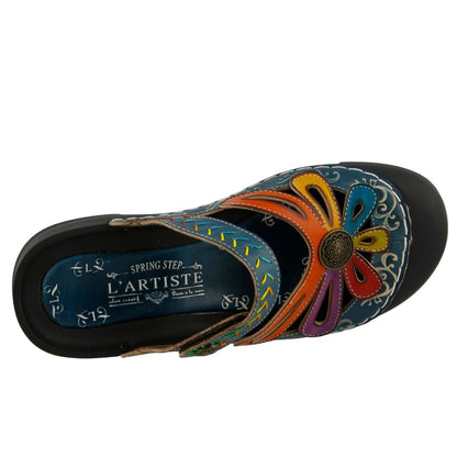 Spring Step Shoes L'artiste Copa Hand Painted Leather Clogs Shoes by Spring Step Shoes – Don't Panic Shoes