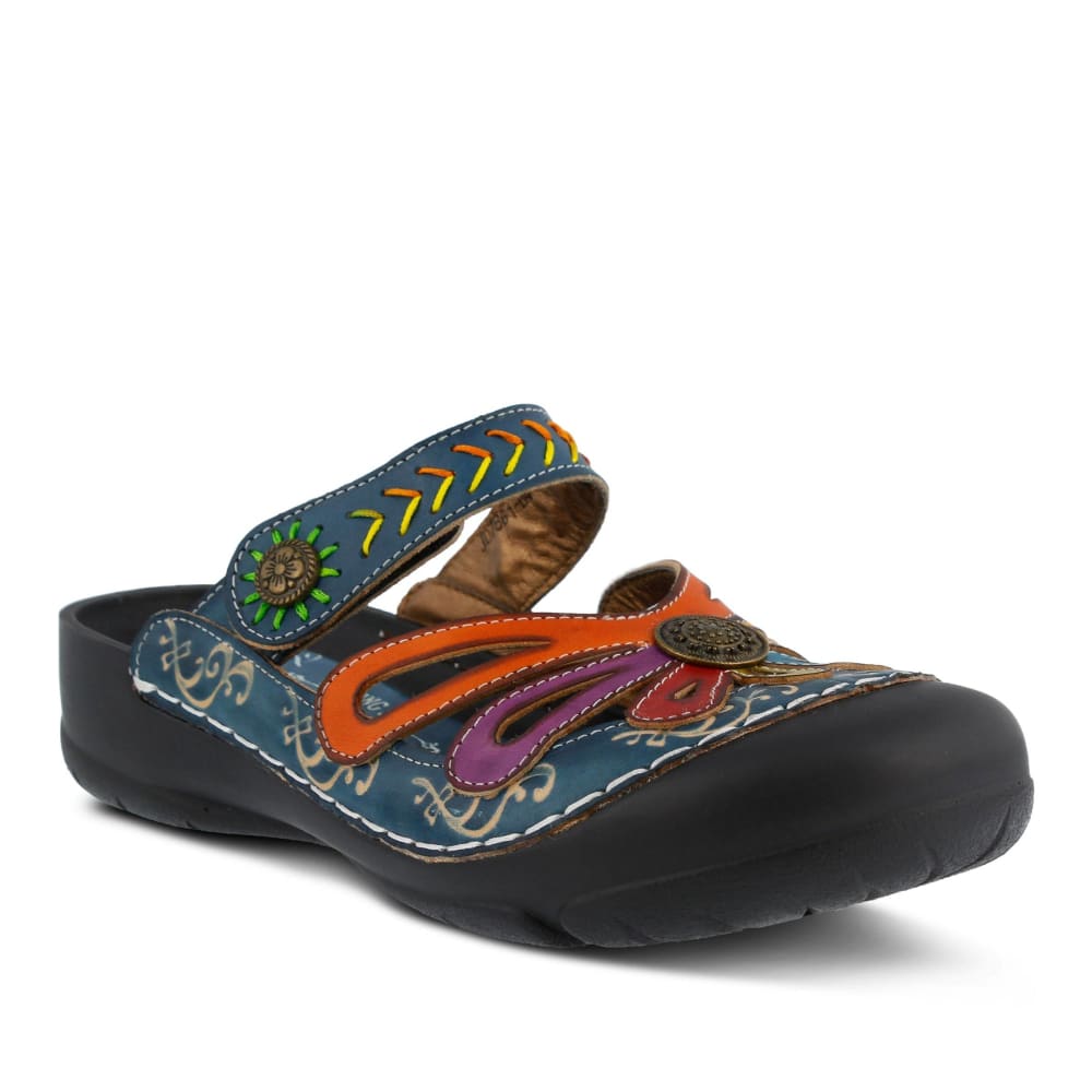 Spring Step Shoes L'artiste Copa Hand Painted Leather Clogs Shoes by Spring Step Shoes – Don't Panic Shoes