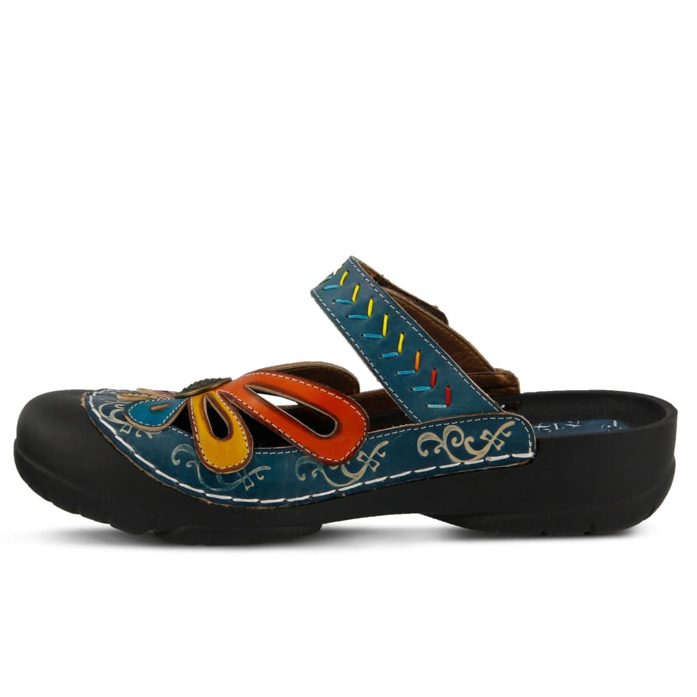 Spring Step Shoes L'artiste Copa Hand Painted Leather Clogs Shoes by Spring Step Shoes – Don't Panic Shoes