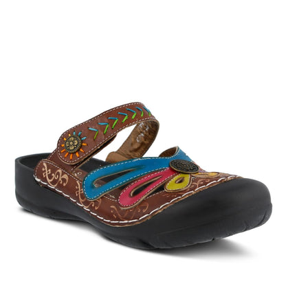 Spring Step Shoes L'artiste Copa Hand Painted Leather Clogs Shoes by Spring Step Shoes – Don't Panic Shoes