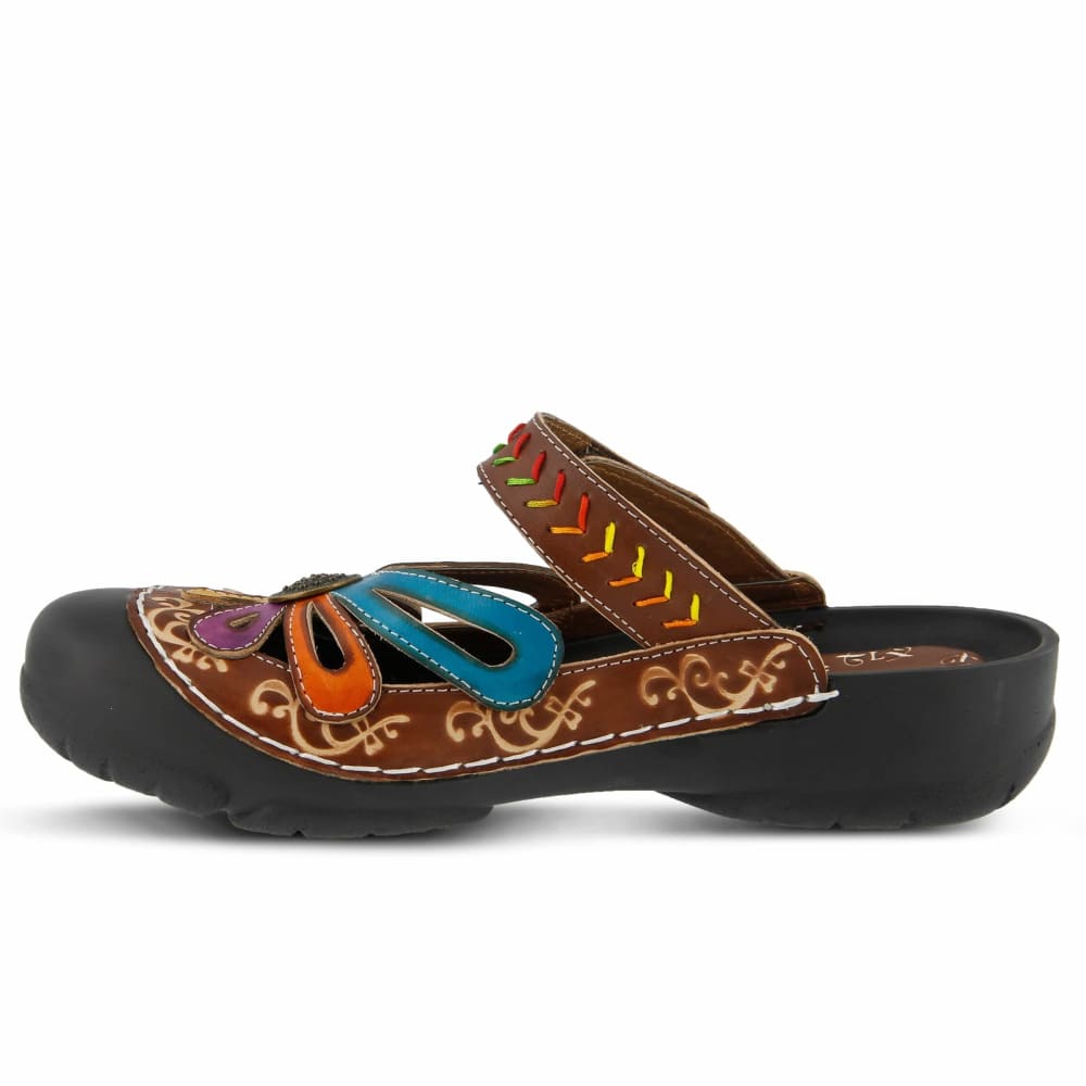 Spring Step Shoes L'artiste Copa Hand Painted Leather Clogs Shoes by Spring Step Shoes – Don't Panic Shoes