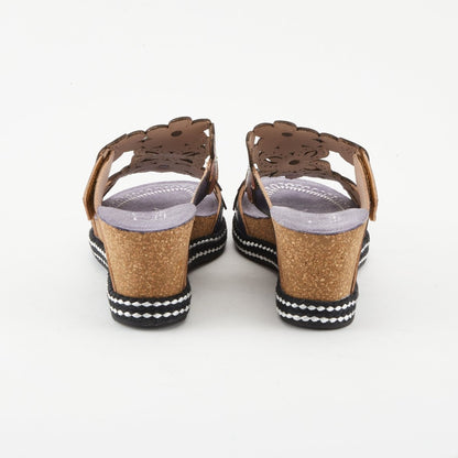 Spring Step ShoeS L'artiste Damour Slide Sandals Women’s Leather Multicolor Slide Sandals by Spring Step Shoes – Don't Panic Shoes