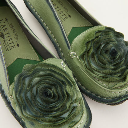 Spring Step Shoes L'artiste Dezi Women's Handpainted Leather Shoes Slip - On Shoe by Spring Step Shoes – Don't Panic Shoes